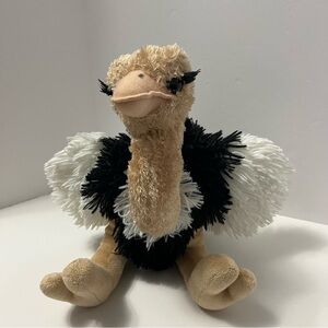 WILD REPUBLIC Ostrich bird plush stuffed animal doll toy Cuddlekins toy